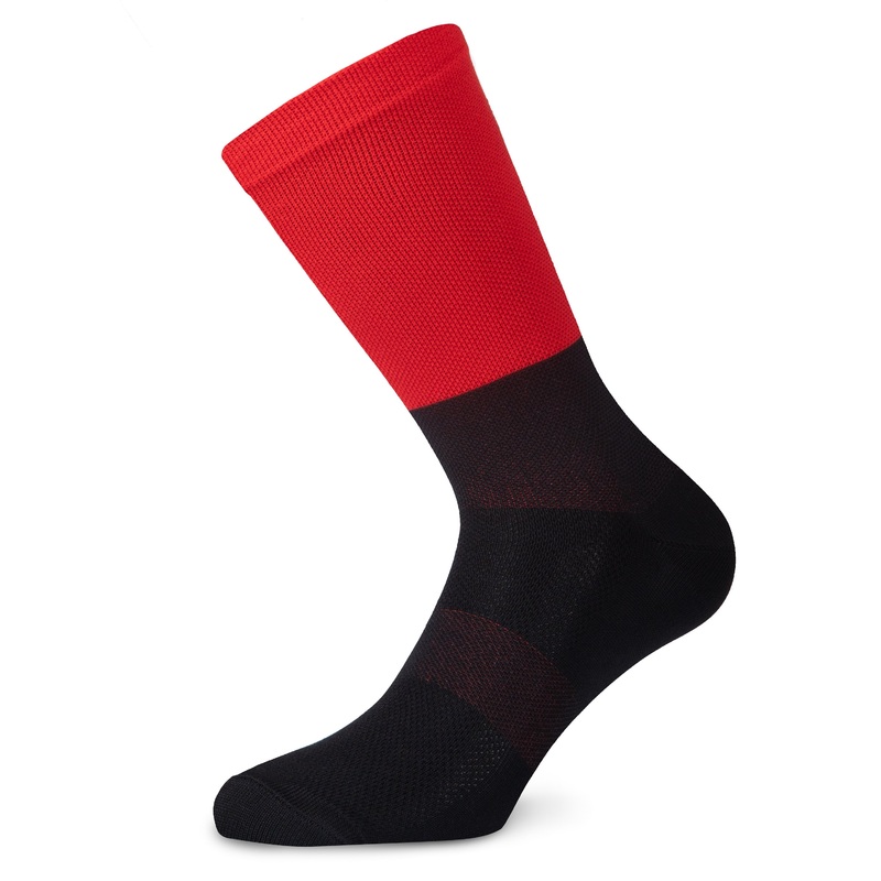 Calze Juf Train Logo – Rosso nero