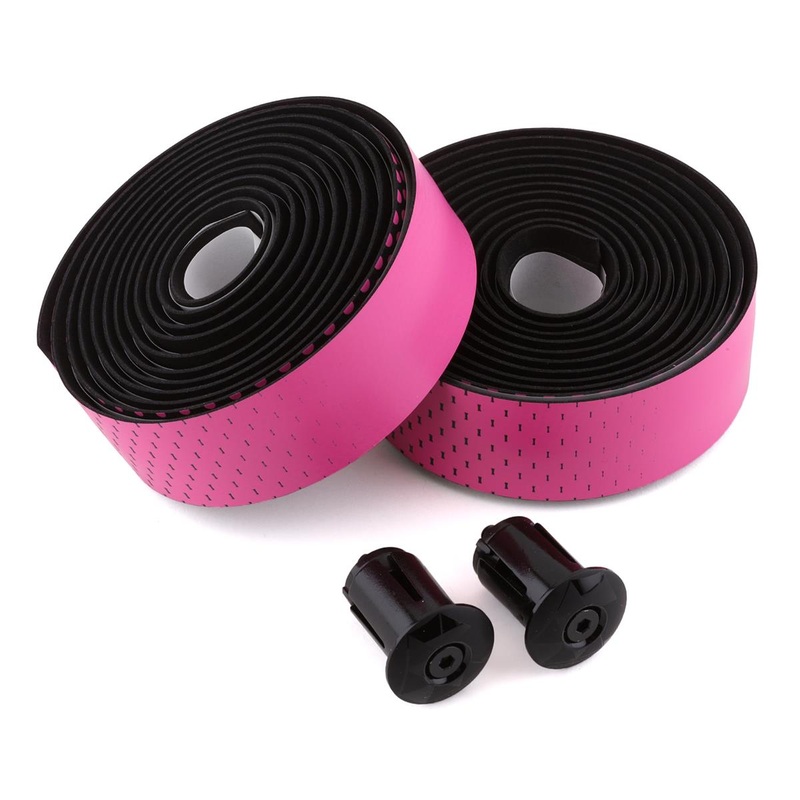 Ciclovation Advanced Leather Touch Handlebar Tape (Fusion Dot Black/Pink)