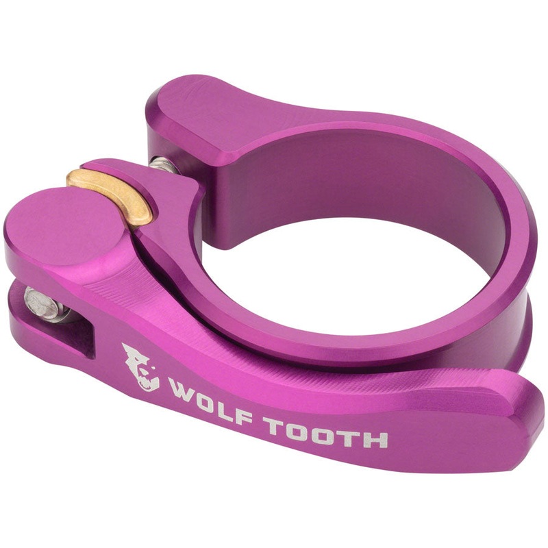 Wolf Tooth Components Quick Release Seatpost Clamp – 28.6mm QR Purple