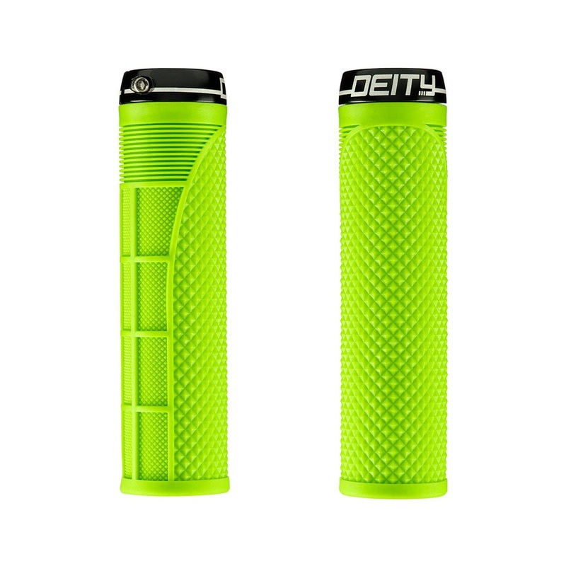 Deity Megattack Lock-On Grips (Green) (140mm)