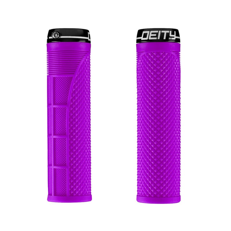 Deity Megattack Lock-On Grips (Purple) (140mm)