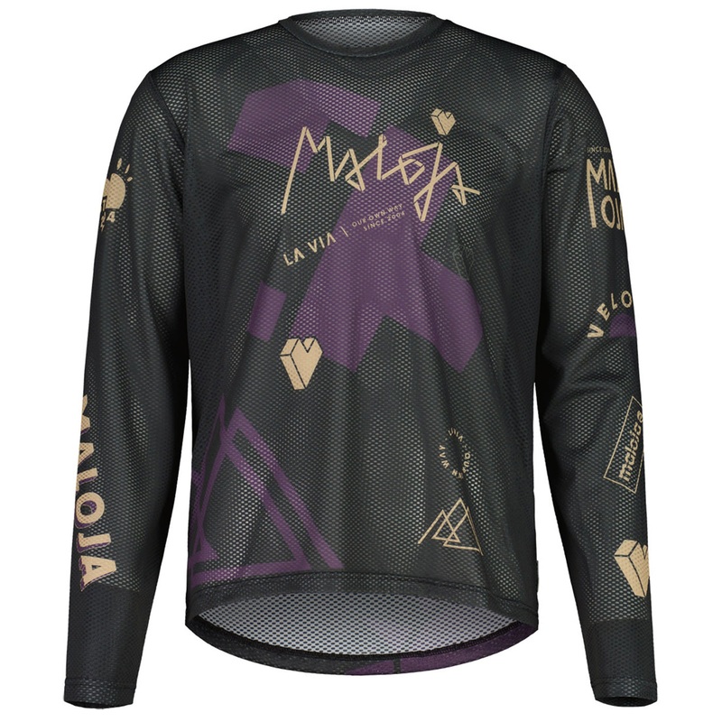 Maglia maniche lunghe Maloja WeissenbergM – Nero