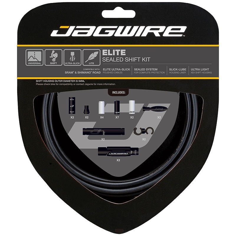 2X ELITE SEALED SHIFT DIY DERAILLEUR CABLE KIT