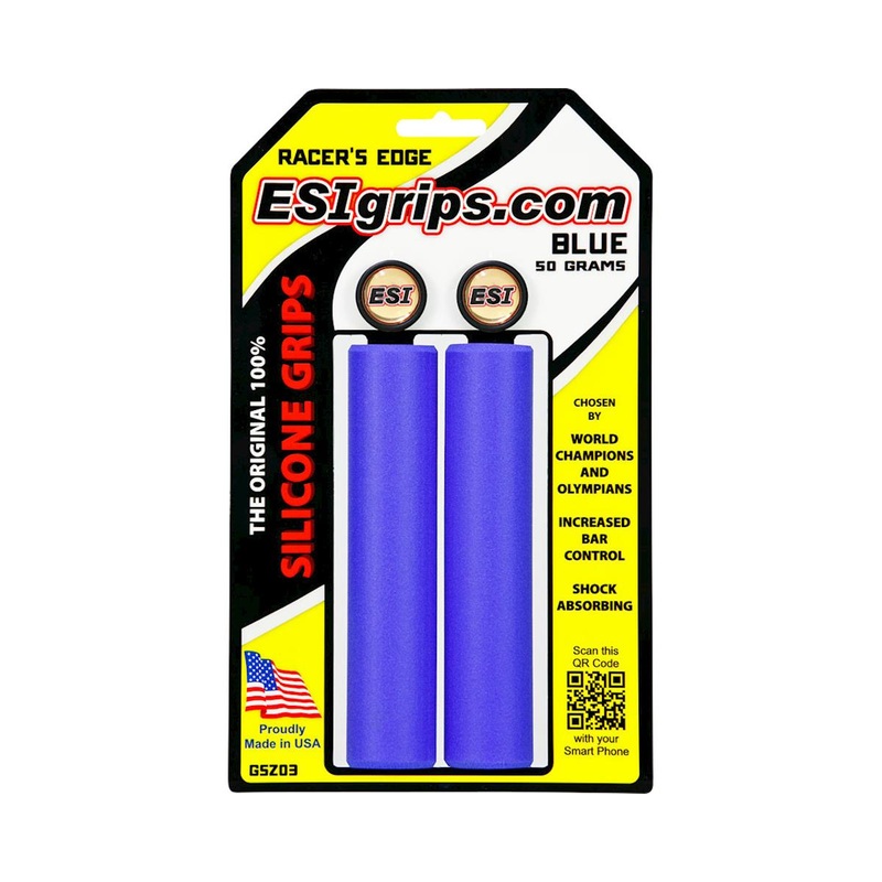 ESI Grips Racer’s Edge Silicone Grips (Blue)