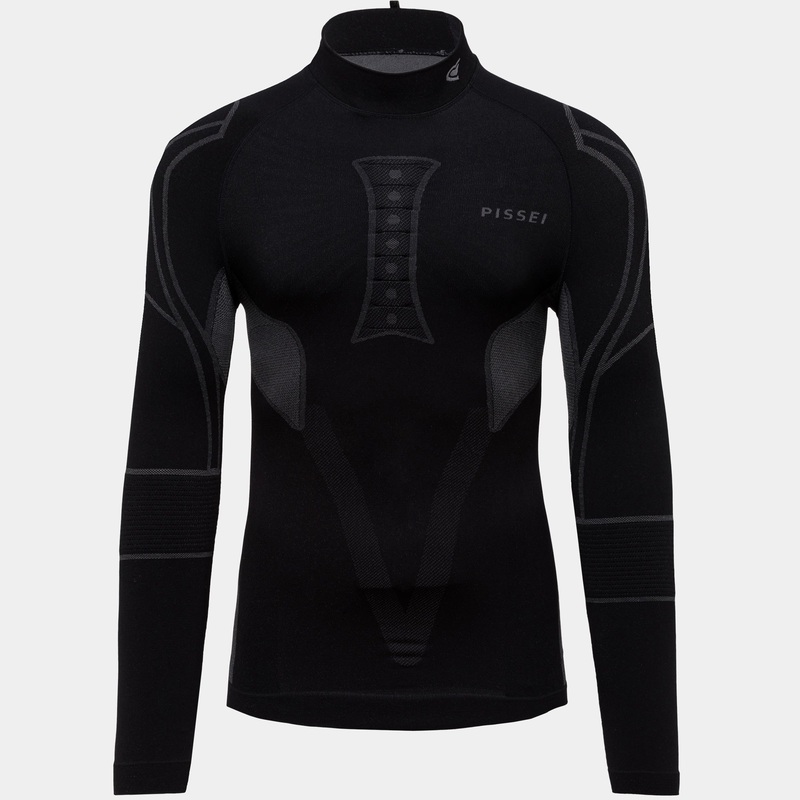 Maglia intima maniche lunghe Pissei Alaska Seamless – Nero