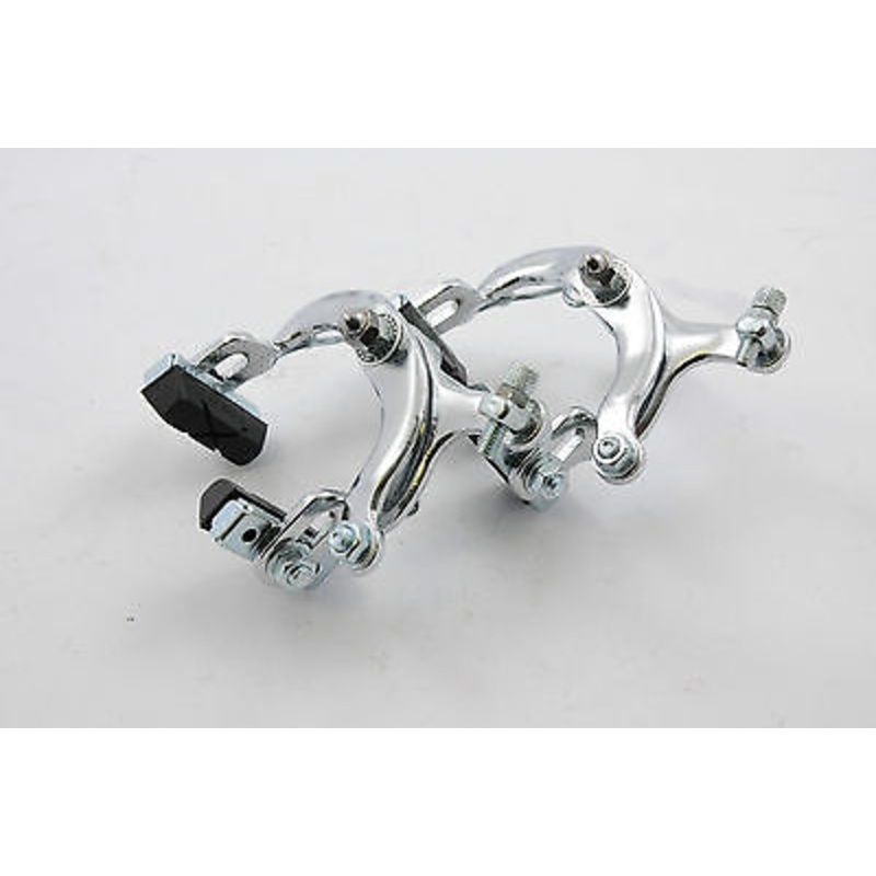 Short Reach Racing Bike 50mm Chrome Brake Calipers Vintage, Modern NOS