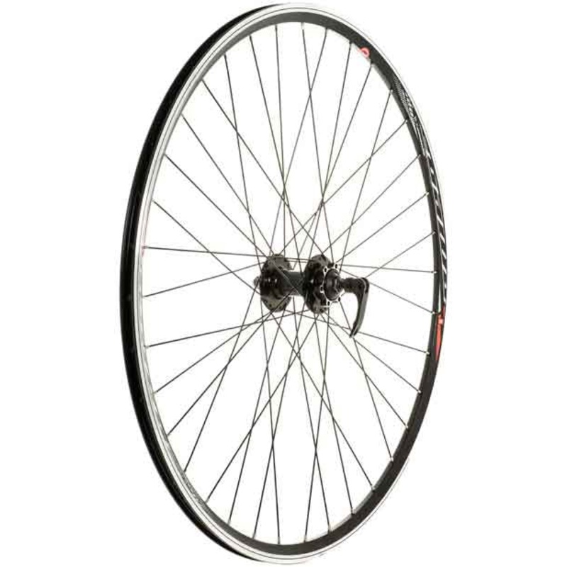 700c (622 x 13) FRONT WHEEL ROAD BIKE DISC HUB BLACK RALEIGH RGH971