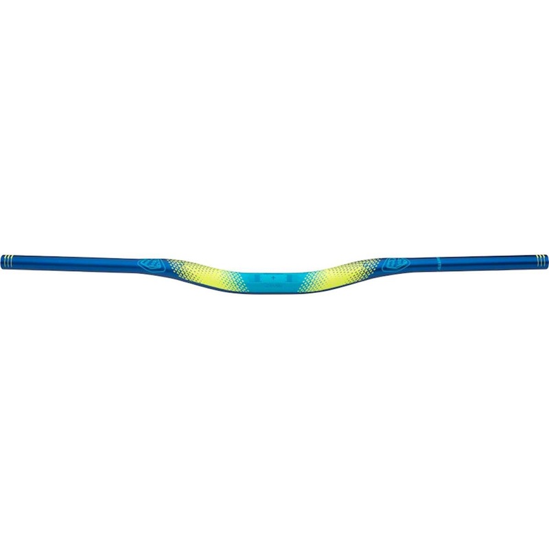 TRUVATIV Descendant Troy Lee Design Bar (Starburst Cyan Blue) (31.8mm) (25mm Rise) (800mm) (5/9 Sweep)