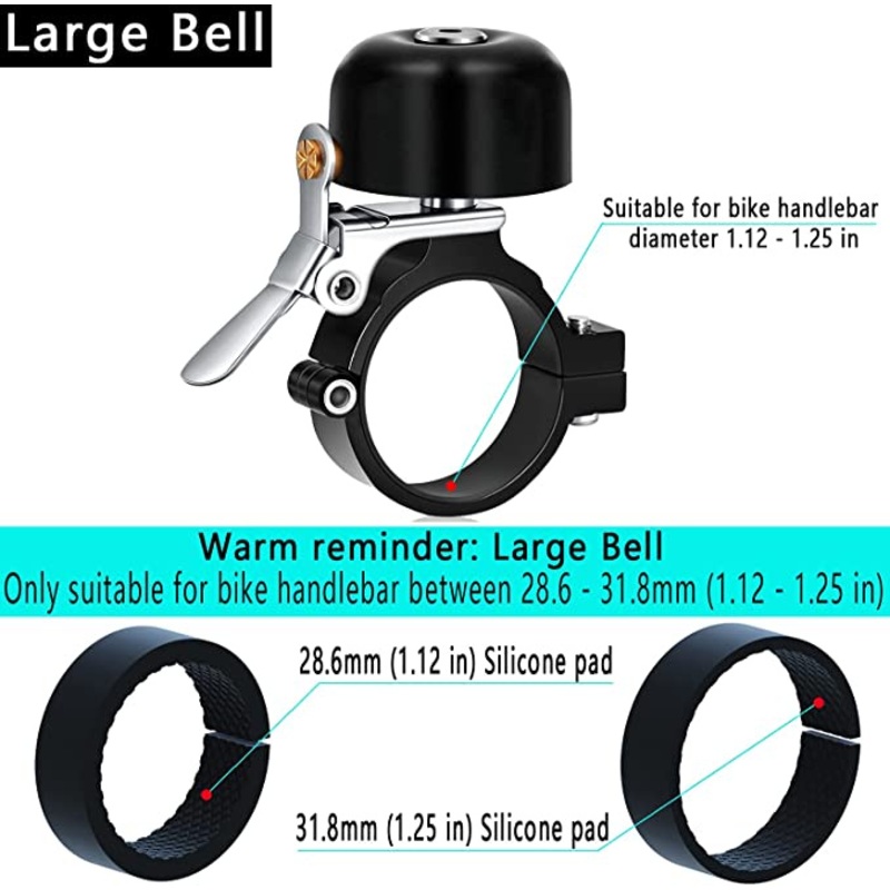Wholesale Bike Handlebar Aluminium Alloy Warning Bicycle Bell