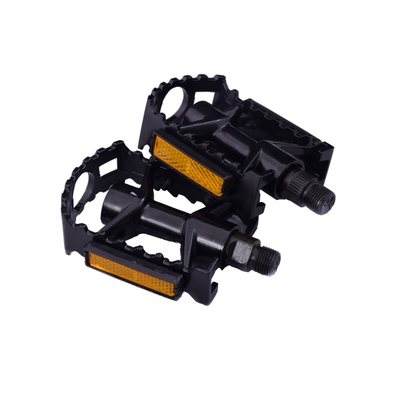 Anodised Black Alloy 9-16 MTB Pedals One Piece Lightweight Boron Axle 50% OFF RRP