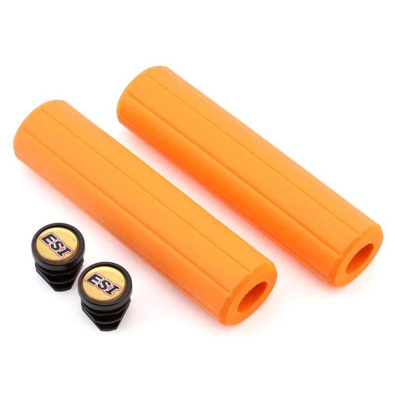 ESI Grips MTB Ribbed Extra Chunky Silicone Grips (Orange)