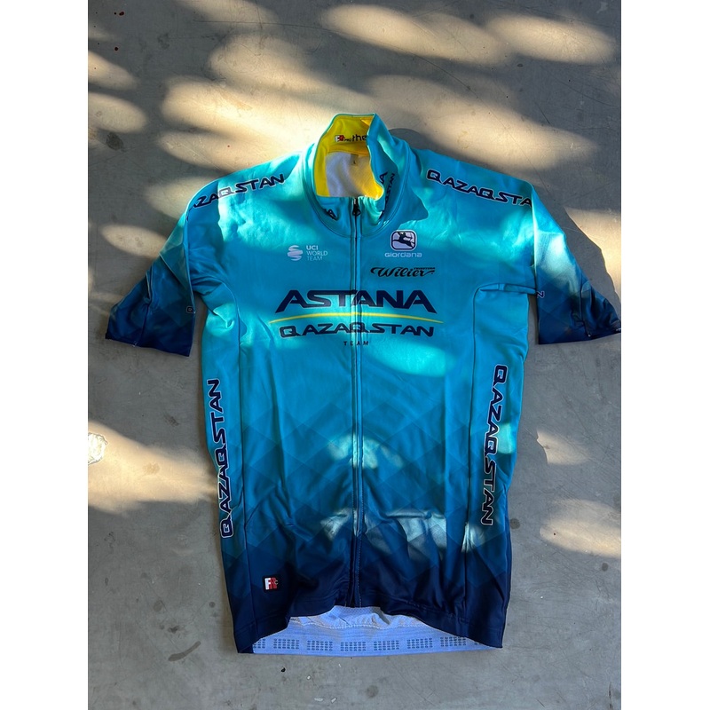 ‘FRC  Winter’ Jersey Thermal Short Sleeve  | Giordana | Astana Qazaqstan | Pro-Issued Cycling Kit