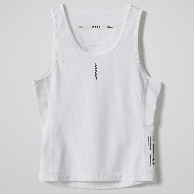 Maglia intima senza maniche donna Maap Team Mesh – Bianco
