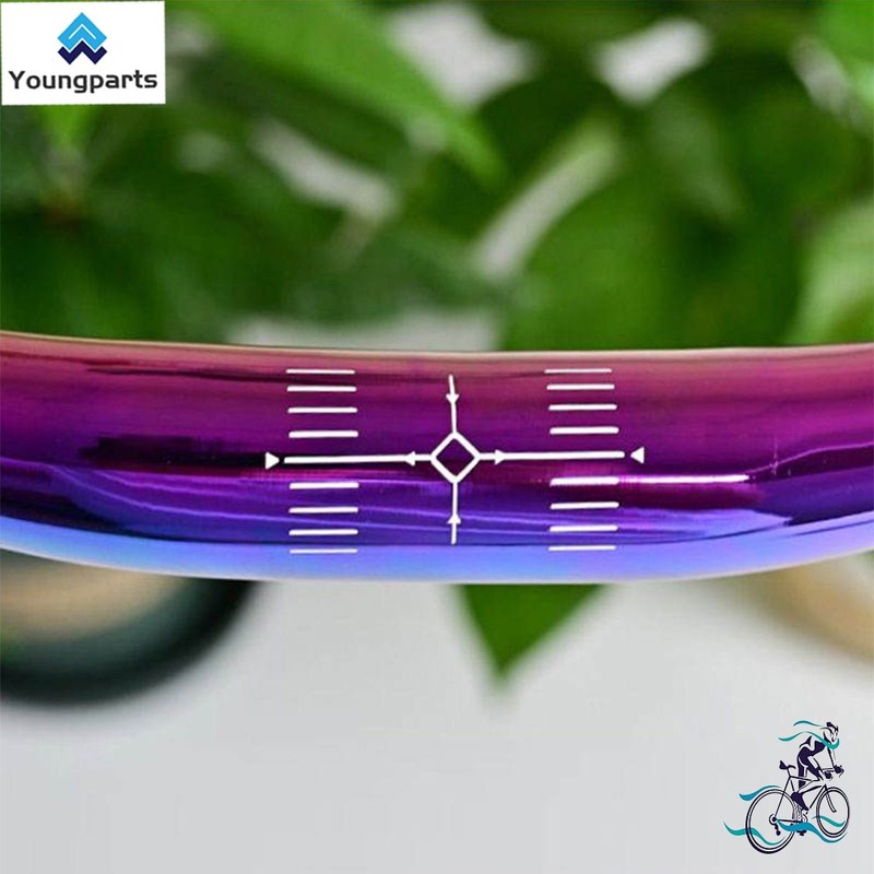 Youngparts Custom Swallow Handle Aluminum Alloy Mountain Bike Handlebar Bicycle Long Handlebar Handle