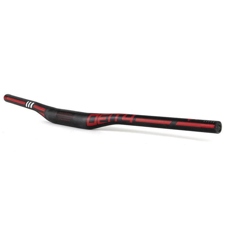 Deity Skywire Carbon Riser Handlebar (Red) (35mm) (15mm Rise) (800mm) (5/9 Sweep)