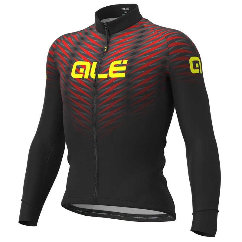Maglia maniche lunghe Ale Solid Thorn – Nero rosso