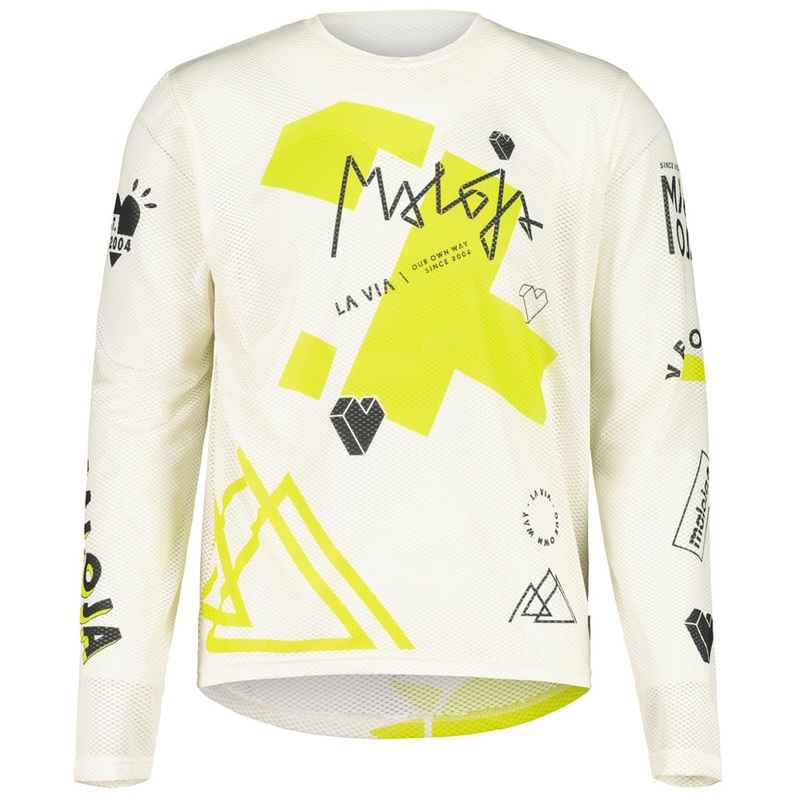 Maglia maniche lunghe Maloja WeissenbergM – Bianco