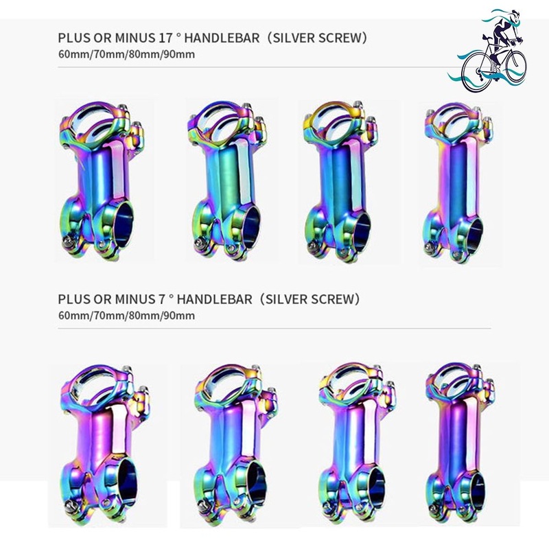 Stem 17 Degree MTB Road Bike Stem for Fork 28.6mm 31.8mm. 130mm Bicycle King Kalloy