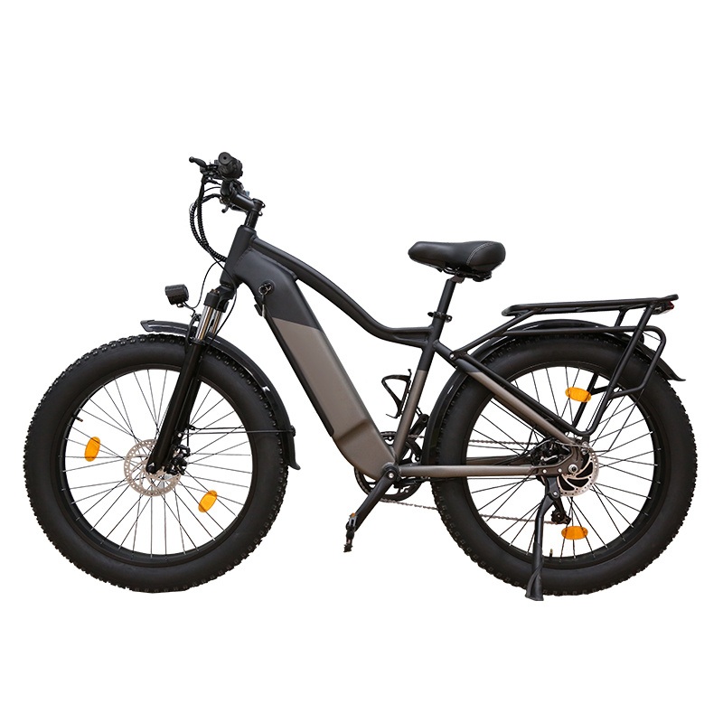 26 Inch Fat Tire E Bike 750W Ebike Electric Bicycle Mountain with 48V 15ah Lithium Battery Disc Brake
