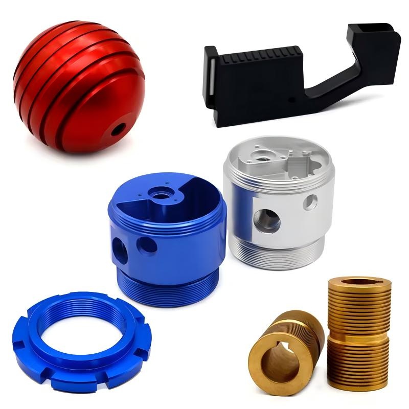 Shenzhen Custom Machining Manufacturer Color Anodized Aluminum Parts for Bicycle Auto Motorcycle Gear Shifter Handlebar Headset Hub