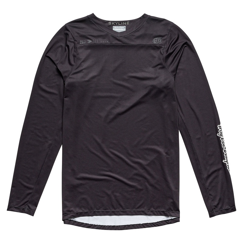 Skyline LS Jersey Mono Black|BLACK|SM|MD|LG|XL|2X