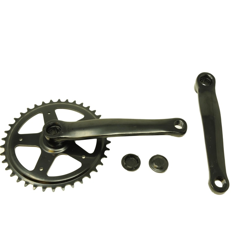 38 TEETH CHAINRING COTTERLESS WITH 170mm CRANKS SINGLE BIKE CHAINWHEEL SET