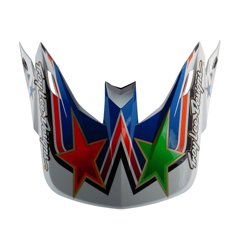 SE5 Visor Rays White / Blue|WHITE / BLUE|OSFA