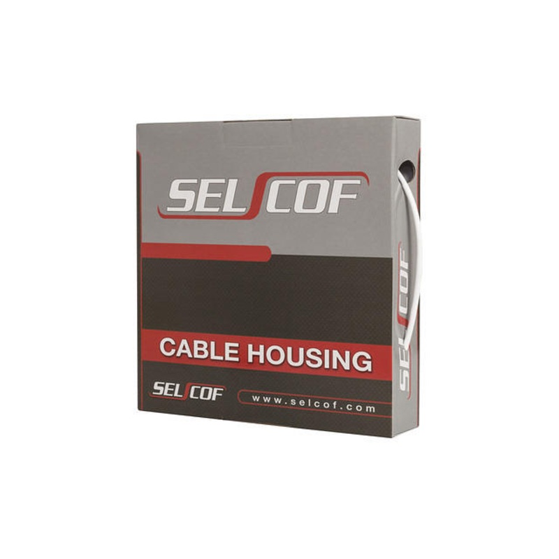 BIKE SHOPS & MECHANICS WHOLESALE 30 METER ROLL 5mm WHITE SHIFT OUTER CABLE