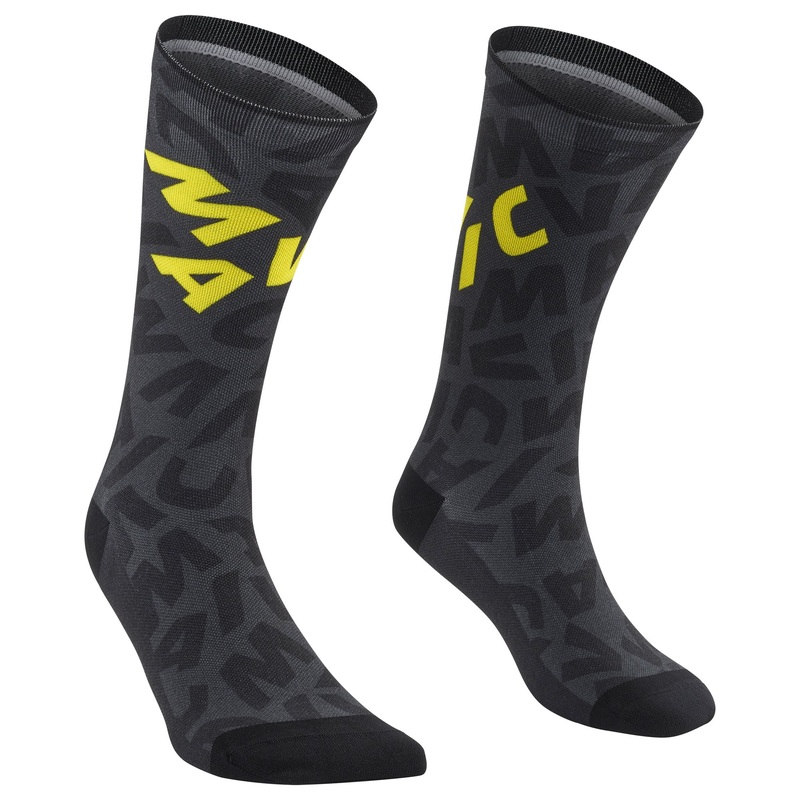 Calze Mavic Aksium Graphic – Nero giallo