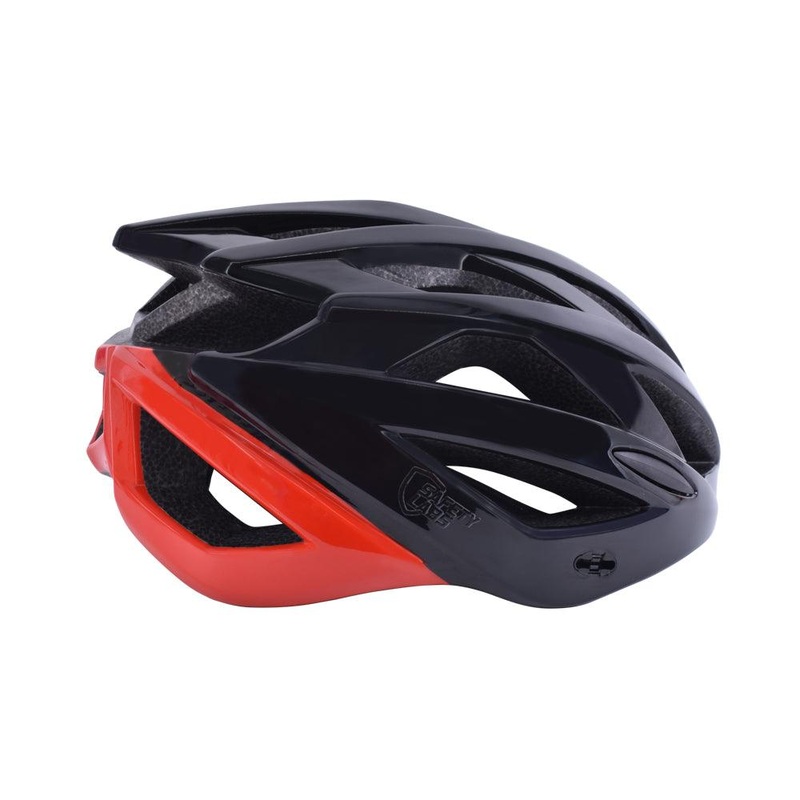 JUNO ROAD CYCLING HELMET|Black/Red|Black|Red/Black|S|M|L