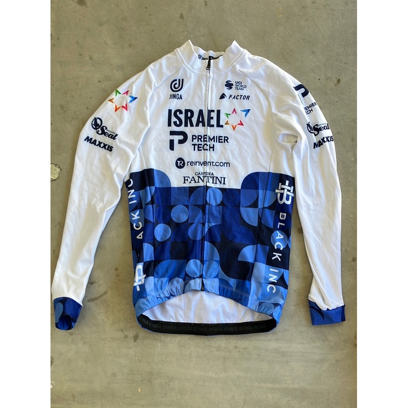 Long Sleeve Thermal Winter Jersey Cycling | Ekoi | Blue | Israel Premier Tech IPT | Pro Cycling Kit