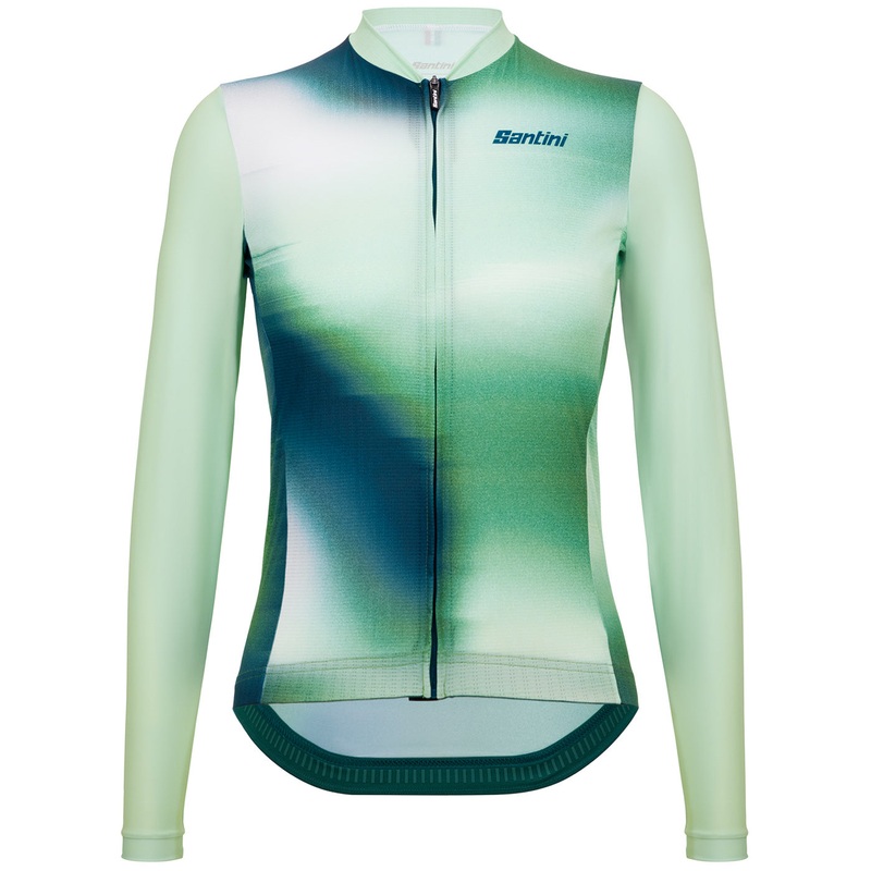 Maglia maniche lunghe Santini Ombra – Verde
