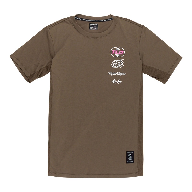 Skyline Short Sleeve Ride Tee Worldwide Caper