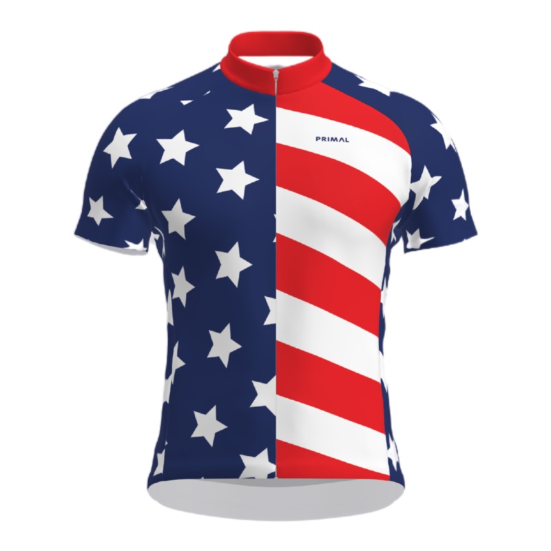 American Flag Men’s Sport Cut Jersey