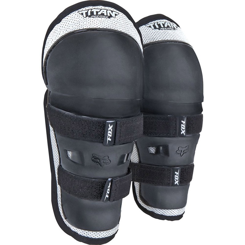 Protezioni ginocchio bambino Fox PeeWee Titan – Nero