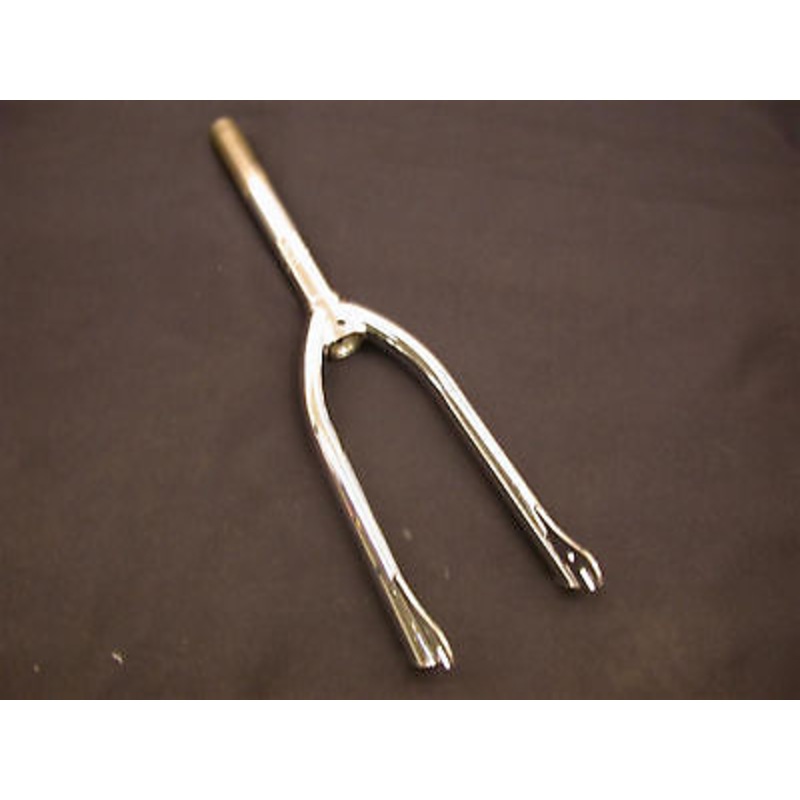 BMX 16 WHEEL 1 25.4mm CHROME FORKS LONG COLUMN OLD SCHOOL OR MODERN