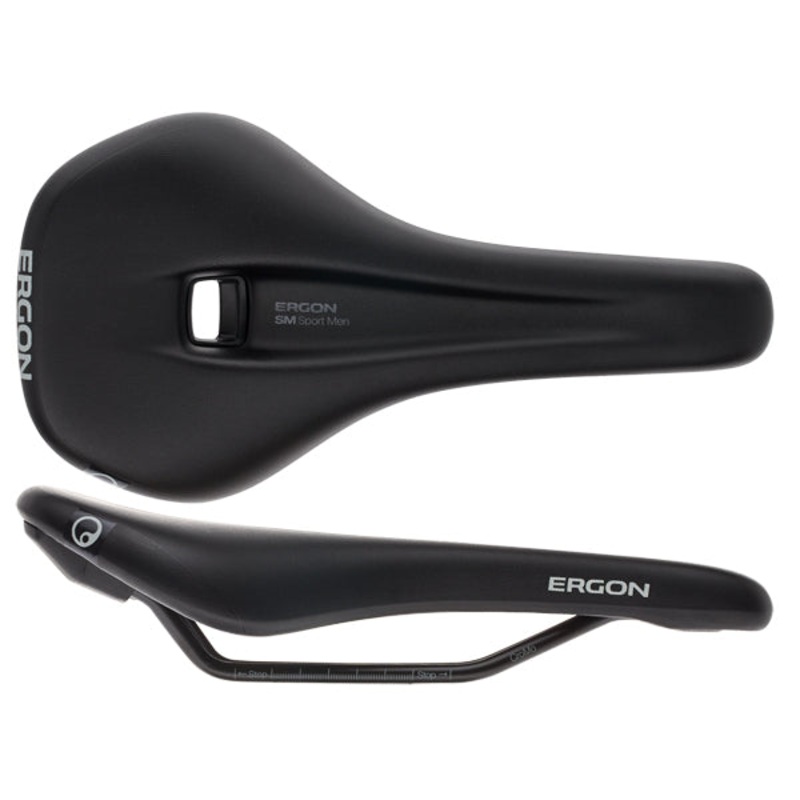 Ergon SM Sport Saddle – Chromoly Black Mens Small/Medium