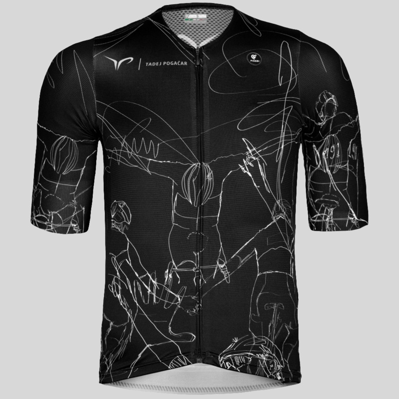 Maglia Pissei Prime Tadej Pogacar Celebrations – Nero
