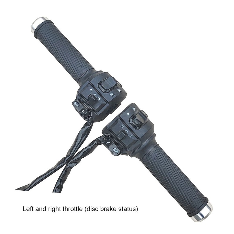 Universal Electric Bicycle Grips Throttle for Electric Bike Tricyle Twist Throttle Accelerator with Forward and Reverse Function