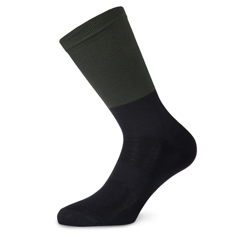 Calze Juf Train Logo – Verde nero
