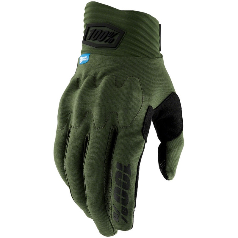 100% Cognito Smart Shock Gloves – Army Green Men’s 2X-Large