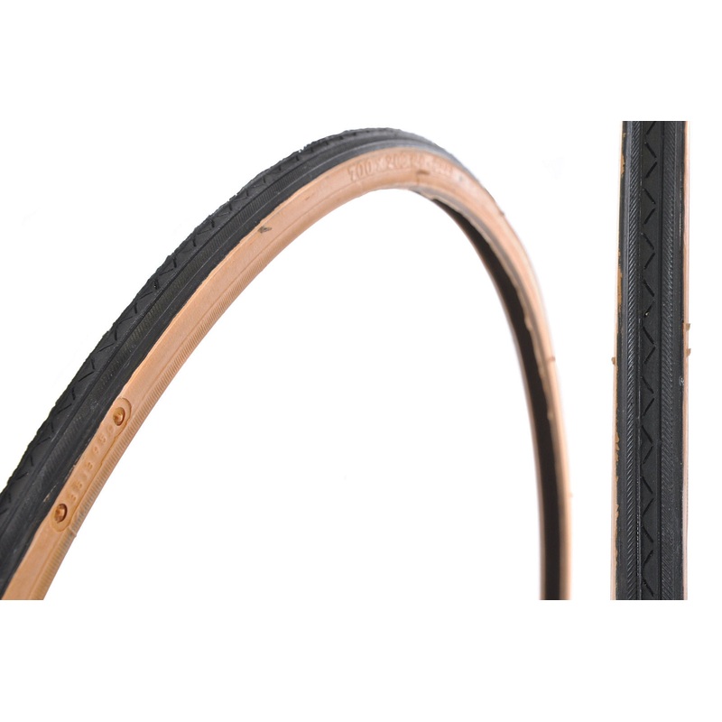 700 x 20c GUMWALL TYRE CLASSIC LOOK NARROW FIXIE-ROAD BIKES