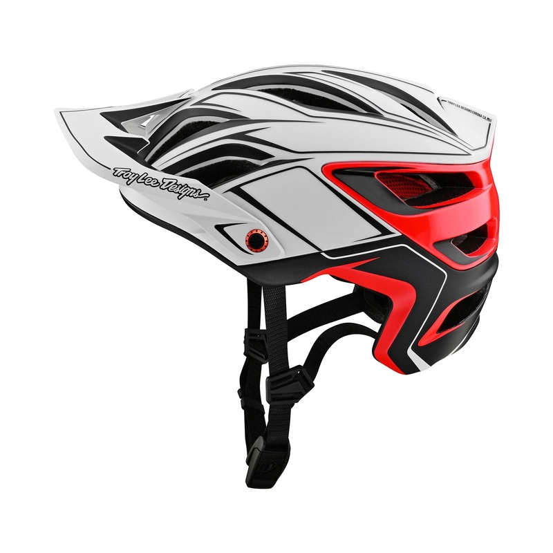 A3 Helmet Pin White / Red|WHITE / RED|XS/SM|MD/LG|XL/2X