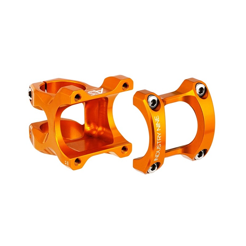 Industry Nine A35 Stem – 32mm 35 Clamp +/-9 1 1/8 Aluminum Orange