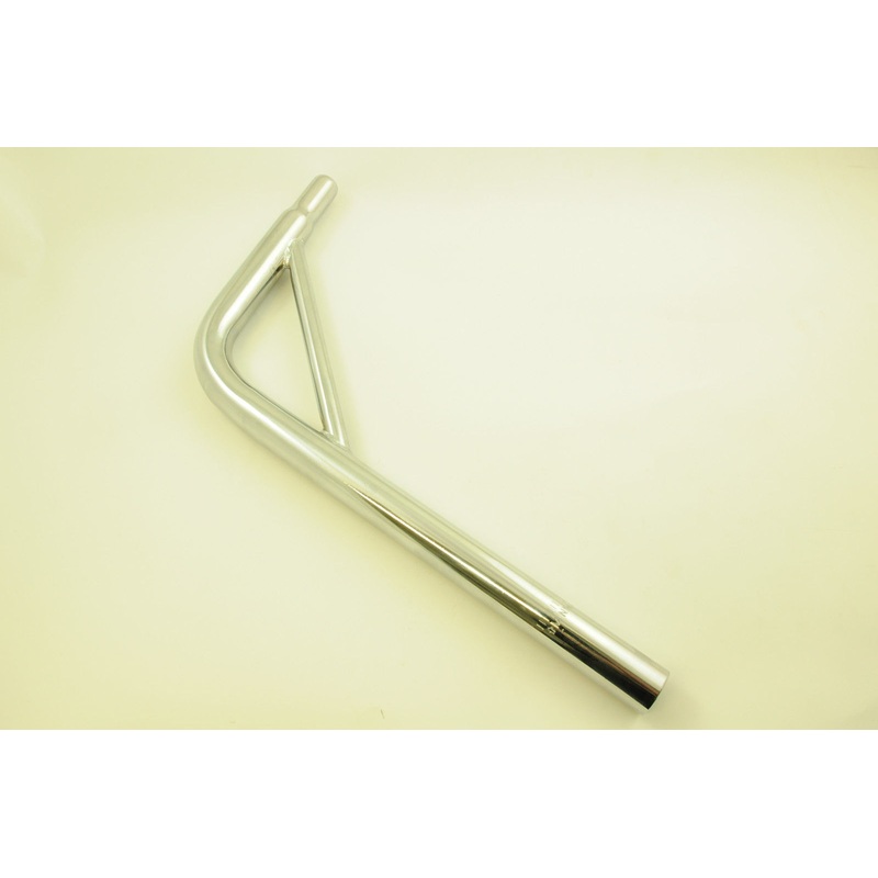 27.2mm Chrome Braced BMX Layback Seat Post Pillar 400mm Rare Hi-Tensile Steel