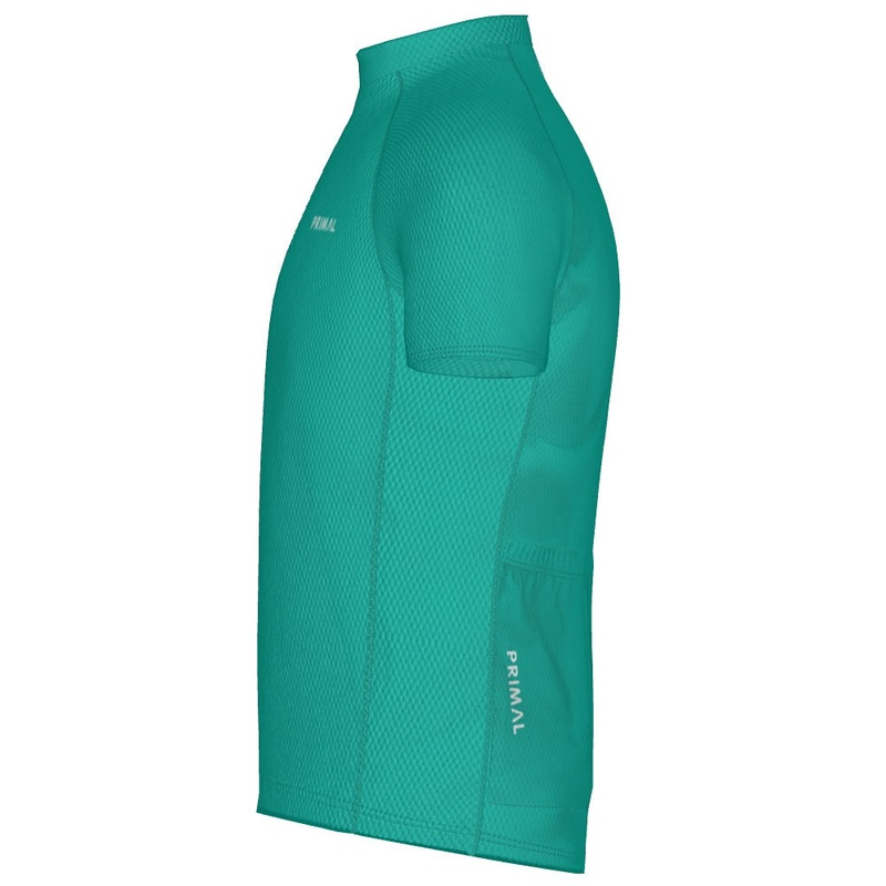 Solid Teal Men’s Sport Cut Personalized Jersey
