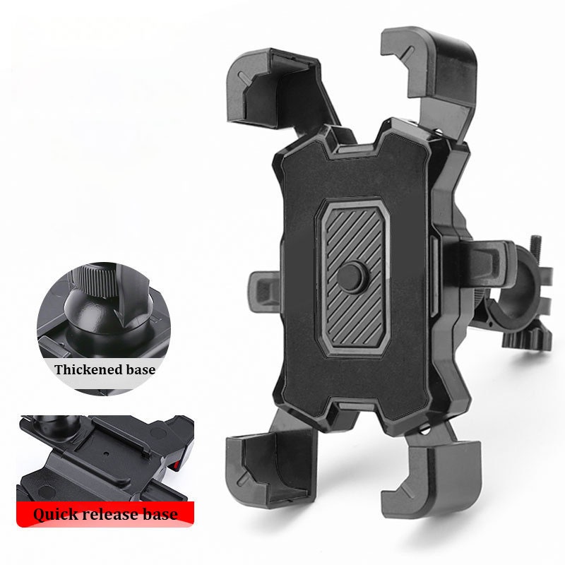 Universal Motorcycle Bike Phone Holder 360 Rotation Handlebar Cell Phone Mount
