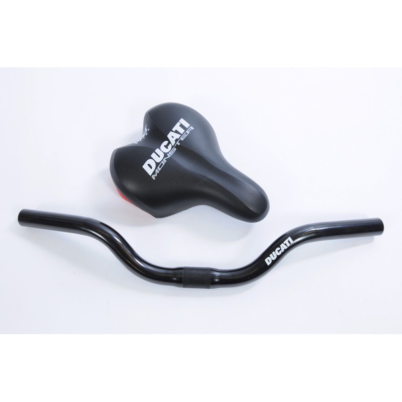 12 14 WHEEL KIDS BIKE DUCATI BRANDED HANDLEBAR & CYCLE SEAT SADDLE SET