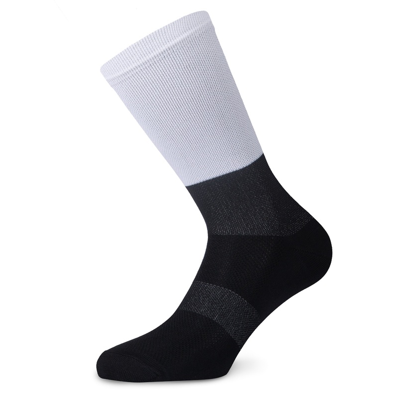 Calze Juf Train Logo – Bianco nero