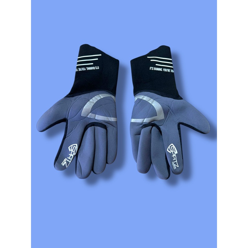 Neoprene Winter Rain Waterproof Gloves Rider Race Issued  | Alpecin Deceuninck Spatz| Pro Cycling Kit